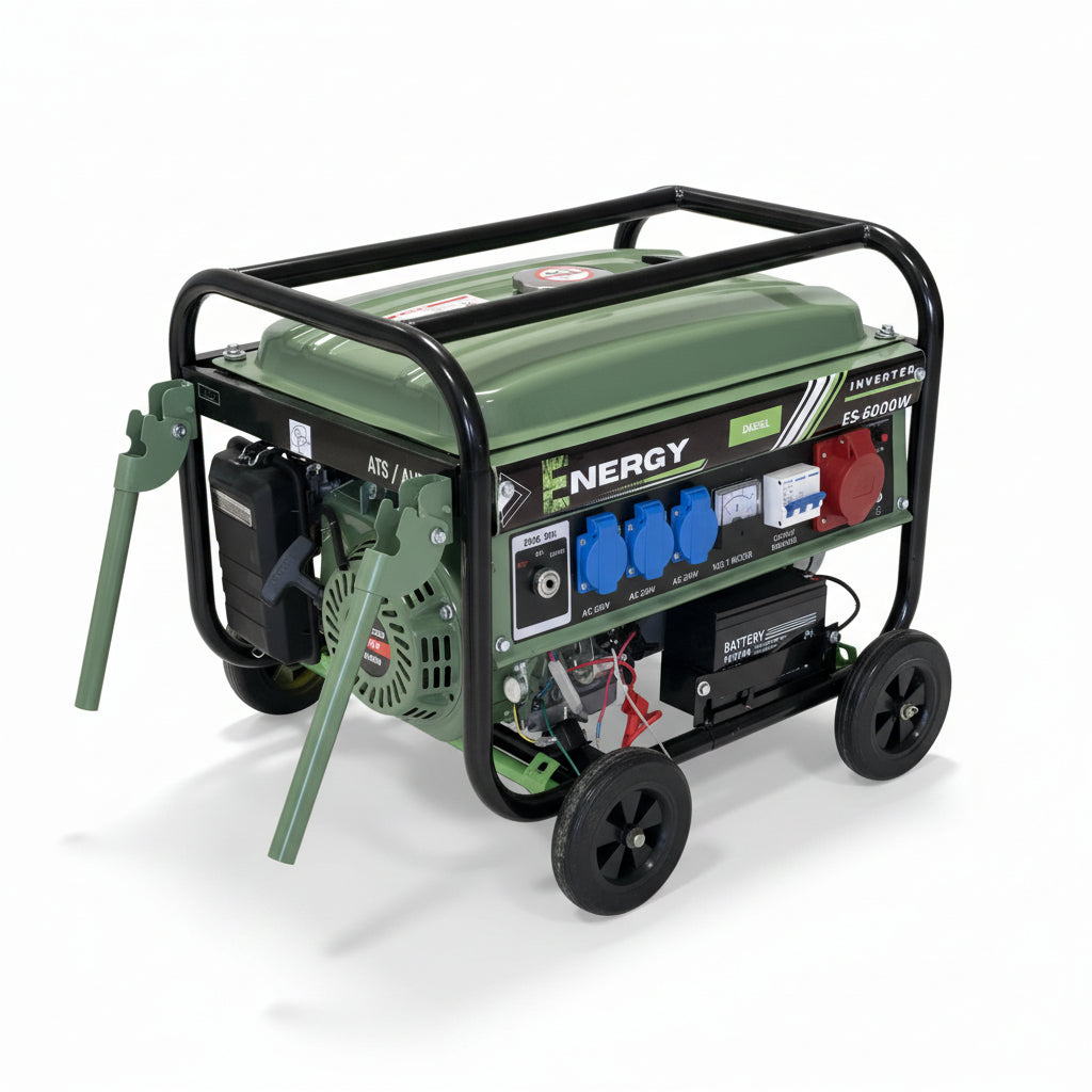 Generatore di Corrente Diesel 3,0 kW  Silenziato Monofase Trifase