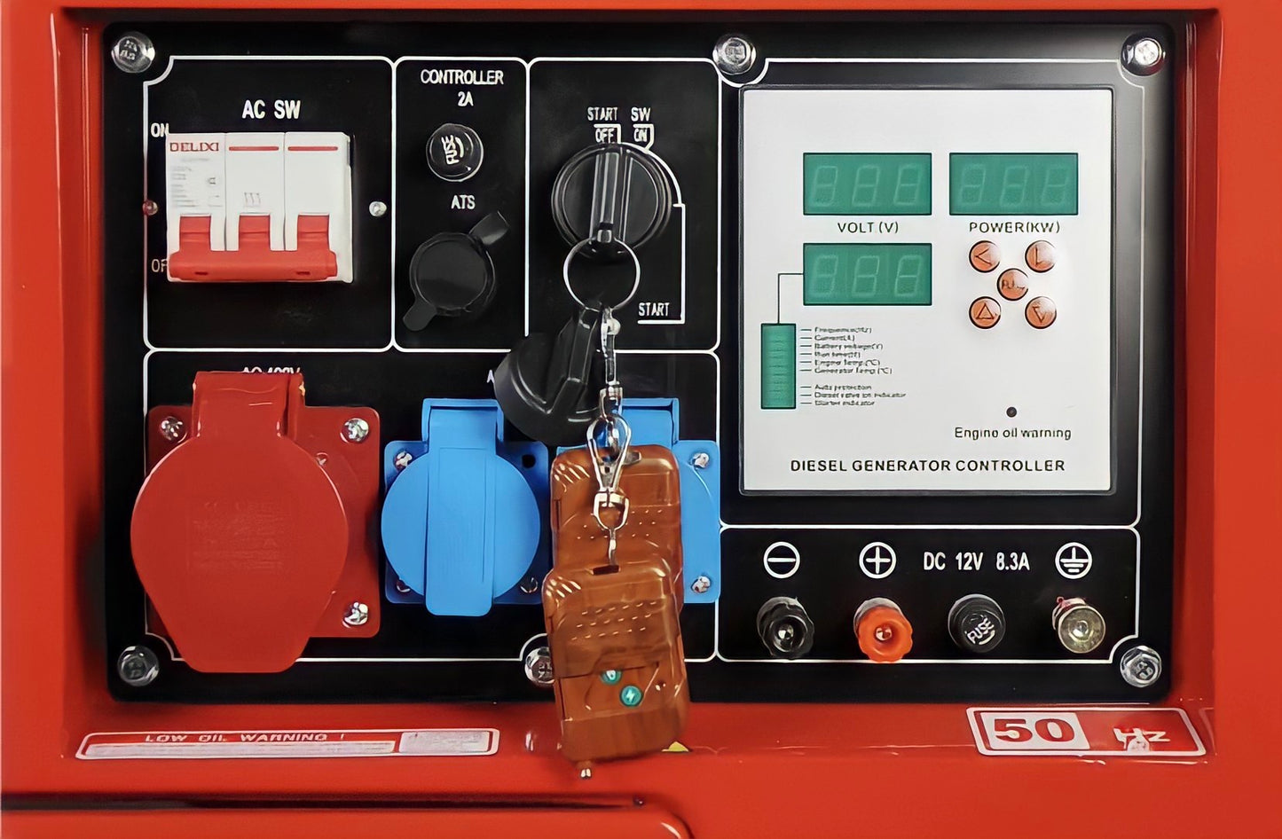 Generatore di Corrente Diesel 8,5kW Professionale Inverter Silenziato