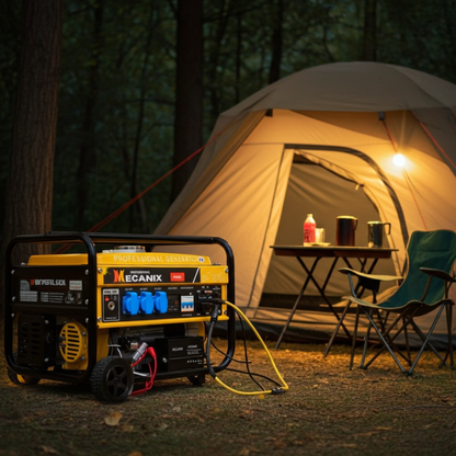 Generatore di Corrente Diesel 6,5 kW Inverter Silenziato Monofase Trifase