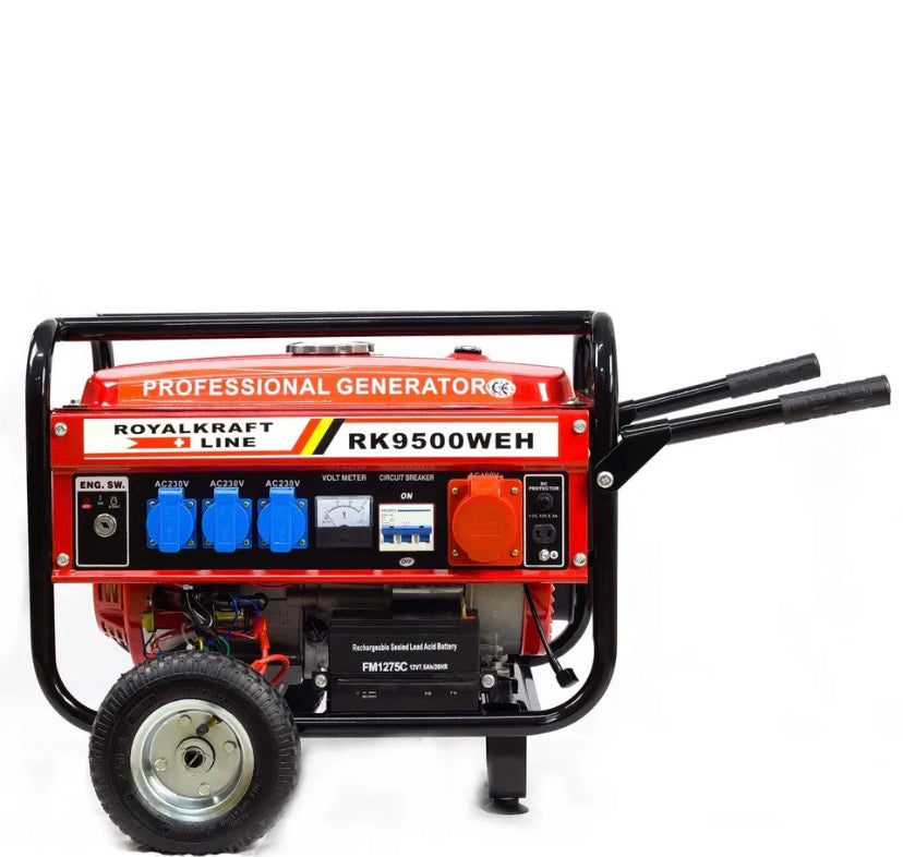 Generatore di Corrente a Benzina 8,5 kW Inverter Silenzioso Professionale