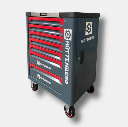 Carrello da Officina Professionale  con 259 Attrezzi – 7 Cassetti