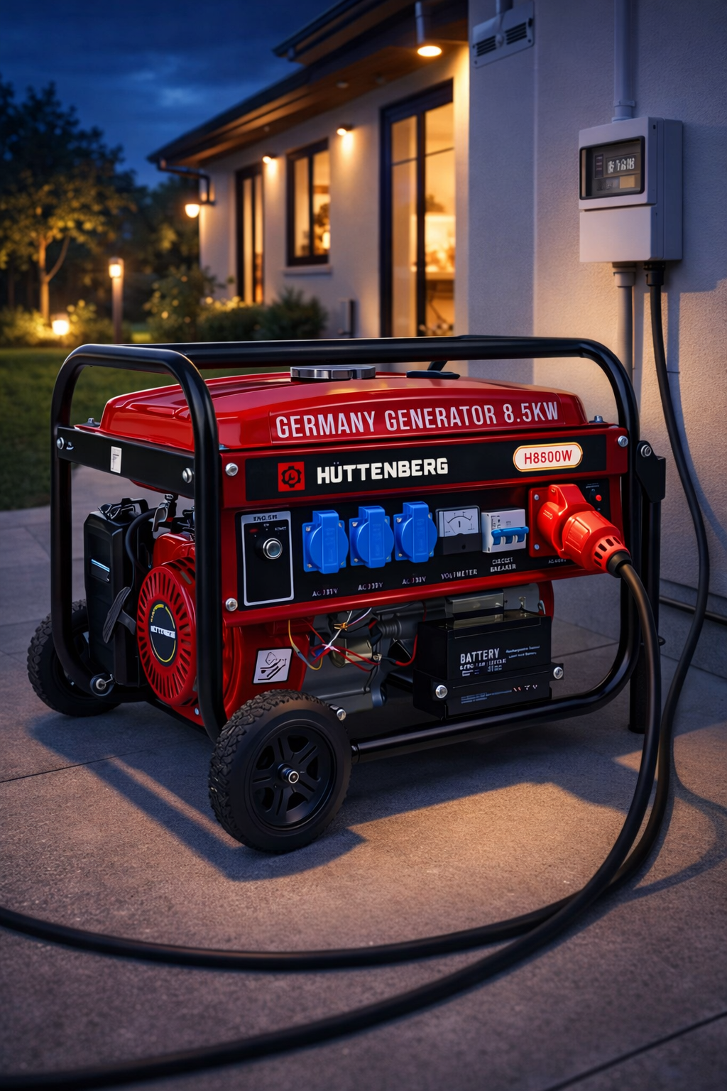 Generatore di Corrente a Benzina 3,0 kW  Silenzioso Professionale