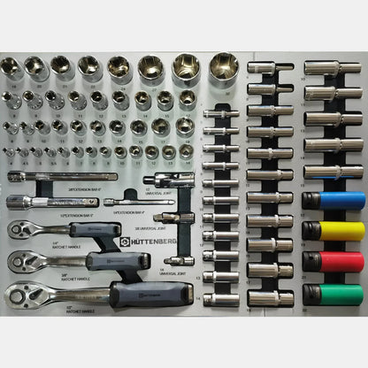 Carrello da Officina Professionale  con 259 Attrezzi – 7 Cassetti