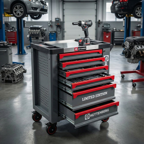 Carrello da Officina Professionale  con 259 Attrezzi – 7 Cassetti