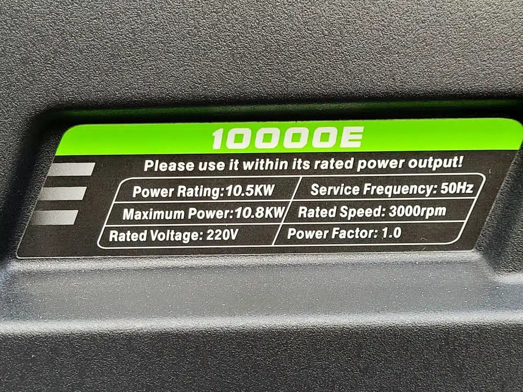 Generatore di Corrente a Benzina 10,8 kW Inverter Silenziato Monofase