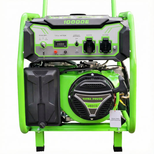 Generatore di Corrente a Benzina 10,8 kW Inverter Silenziato Monofase