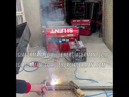 Generatore di Corrente a Benzina 3000 W Silenzioso Professionale